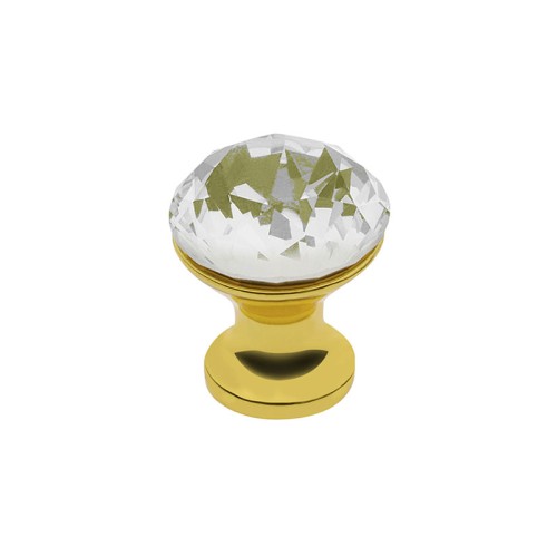 Ручка меблева Crystal Palace CRPB d 25 Золото + Кристал - GZ-CRPB25-03