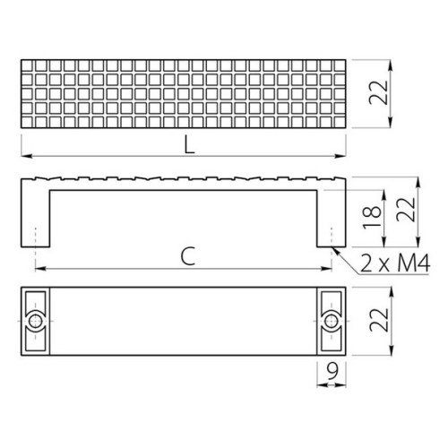 Ручка UZ-888 096 мм Бронза - uz-888096-e4