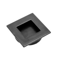 Ручка врезная квадрат d 35 В226 Черная