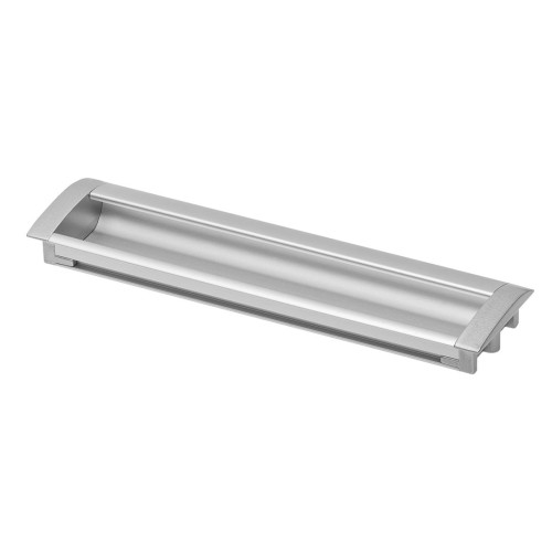 Ручка врезная UA-326 (128 мм, Алюминий) - UA-00-326128