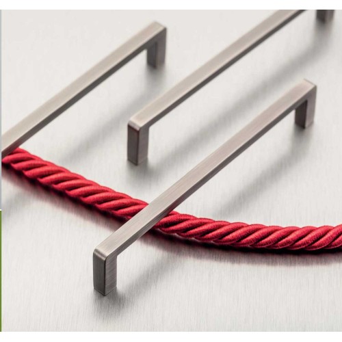 Ручка BAGIO 160 мм, титан шліфований - UZ-BAGIO-160-11