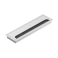 Пропуск для кабеля врезной GTV MERIDA 80х280 алюминий