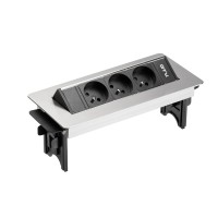 Удлинитель для офиса без корпуса на 3 розетки с заземлением French