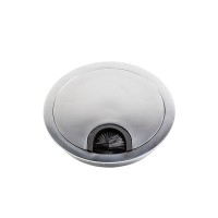 Заглушка під кабелю d 80 металева алюміній