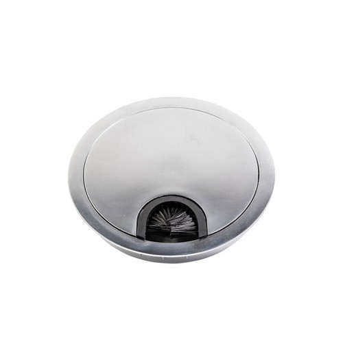 Заглушка під кабелю d 80 металева алюміній - PM-LBFI80-05