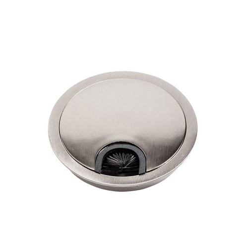 Заглушка під кабелю d 80 металева сатин - PM-LBFI80-02