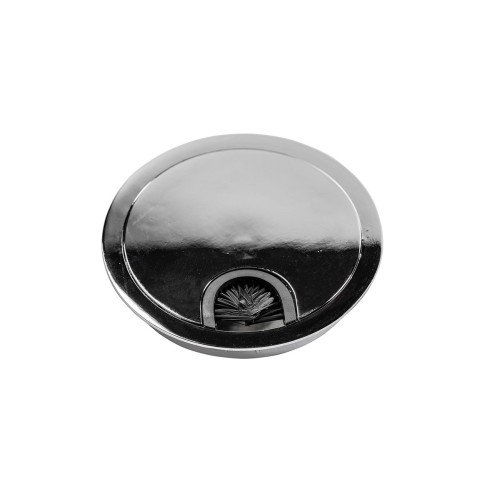 Заглушка під кабелю d 80 металева хром - PM-LBFI80-01