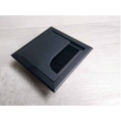 Заглушка під кабелі Merida 80х80 чорна