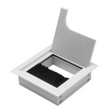 Заглушка під кабелі Merida 80х80 алюміній