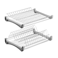 Сушарка для посуду GTV дворівнева L-400 Хром 18мм