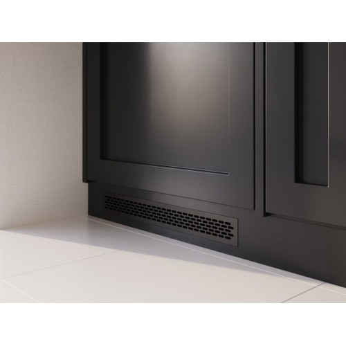 Решітка вентиляційна GTV Чорна 480х60 - KK-W60800-M2