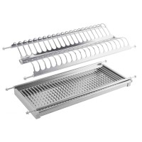 Дворівнева регульована сушка з телескопічним кріпленням 280х565х65