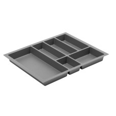 Лоток для столових приладів GTV Axispace для модуля 600 графіт