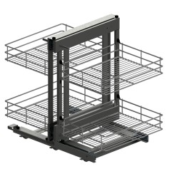 Магічний кут REJS CORNER Comfort 800 Графіт ЛІВИЙ Maxima CLASSIC WE31.0001.01.924