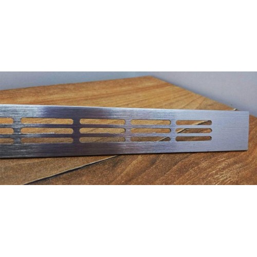 Вентиляционная решетка Инокс 23,5х375 (25 шт) TE12.0347.07.741 - TE12.0347.07.741