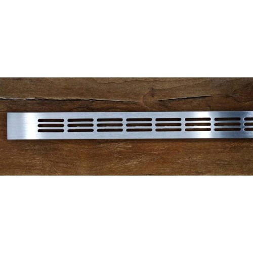 Вентиляционная решетка Инокс 23,5х375 (25 шт) TE12.0347.07.741 - TE12.0347.07.741