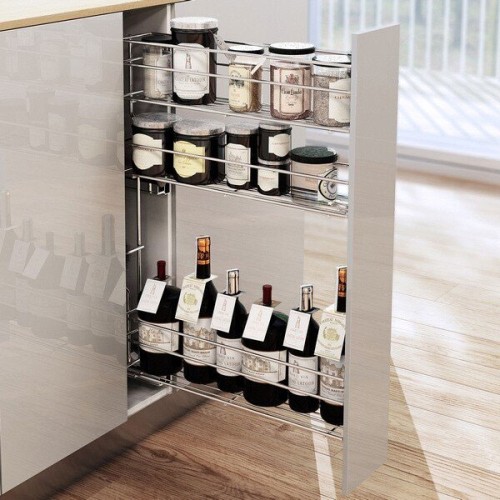 Корзина REJS VARIANT MULTI боковое, мини 150, для приправ, L-450, хром - WE03.9919.01.001