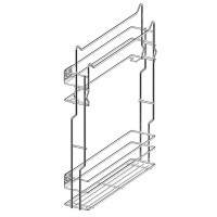 Корзина REJS VARIANT MULTI боковое, мини 150, для полотенец, L-450, эффект хром (оцинковка)