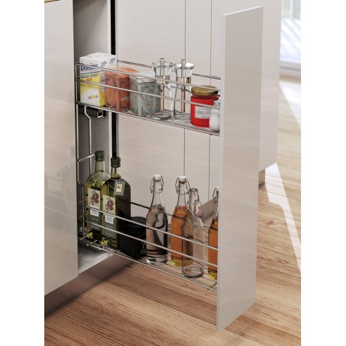 Корзина REJS VARIANT MULTI боковое, мини 250, L-450, эффект хром (оцинковка) - WE29.0124.01.062