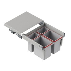 Мусорное ведро REJS Comfort Box 60 H = 350 направляющая L-500 серое