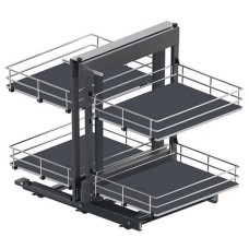 Кут REJS Corner Comfort Maxima SILVA 800, лівий, хром/графіт