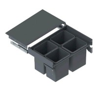 Відро для сміття REJS Slim Box 80 H = 350 напрямна L-500 графіт