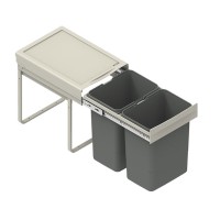 Мусорное ведро Rejs JC602 секция 400 (364x480x430) двойное 2x20L