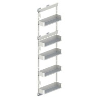 Карго REJS Maxima PURO Білий/СКЛО 5 полиць 150мм 1700 мм Ліва Бічна WE35.0022.06.C75