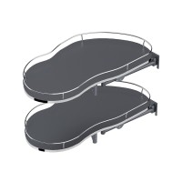 Кут REJS Corner Optima Maxima SILVA 900 правий, хром/графіт