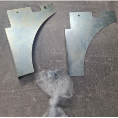 Кріплення фасаду для відер для сміття JC601,602,603,604 метал світло-сірий