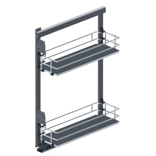 Карго REJS Maxima SILVA міні 200 бічне праве Хром/графіт - WE32.0045.43.781