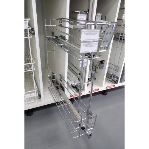 Кошик бічний cargo mini 150 L-450 метал ефект хром VARIANT MULTI Rejs WE03.7319.01.062 - WE03.7319.01.062