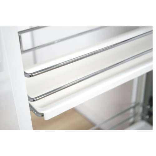 Карго REJS Maxima EVO міні 150 бічне ліве Хром/білий - WE30.0027.08.374