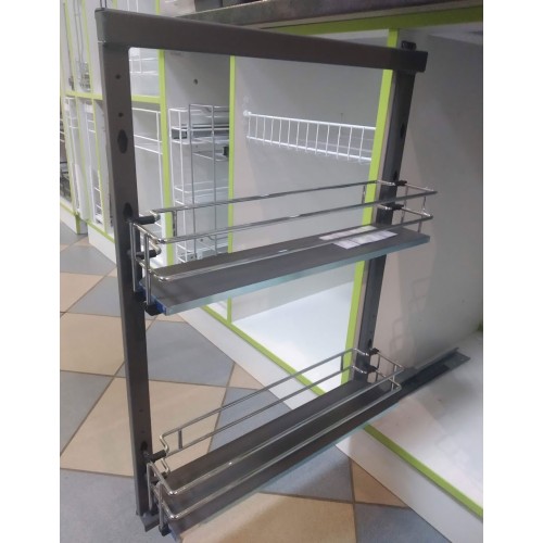 Карго REJS Maxima SILVA міні 150 бічне праве Хром/графіт - WE32.0043.43.781