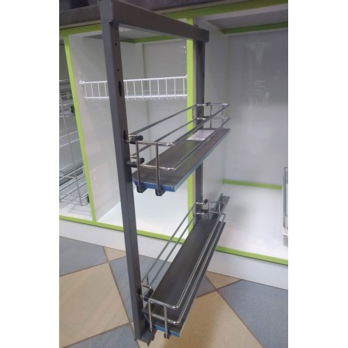 Карго REJS Maxima SILVA міні 150 бічне праве Хром/графіт - WE32.0043.43.781