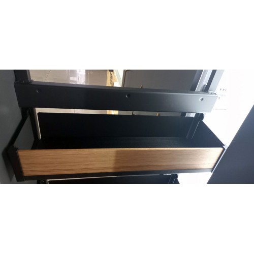 Карго REJS Maxima PURO Графіт/Дерево 5 полиць 150мм 1700 мм Права Бічна WE35.0023.12.C74 - WE35.0023.12.C74