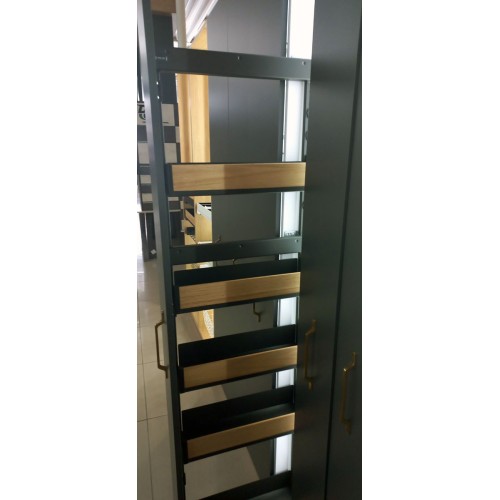 Карго REJS Maxima PURO Графіт/Дерево 5 полиць 150мм 1700 мм Права Бічна WE35.0023.12.C74 - WE35.0023.12.C74