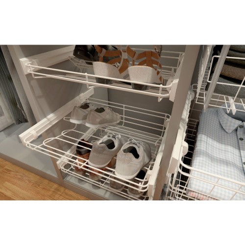 Полка для обуви GTV SMART 800 мм (без направляющих) Белый - W-WOBU80-BP-10