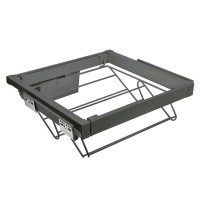 Полиця для взуття elite 900 мм з доводчиком, колір графіт.