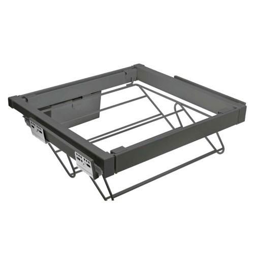 Полиця для взуття elite 900 мм з доводчиком, колір графіт - WG-POBUW90-60