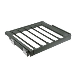 Вешалка для брюк elite 900 мм с доводчиком, цвет графит