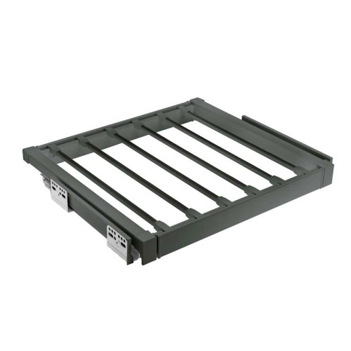 Вішалка для штанів elite 900 мм з доводчиком, колір графіт - WG-WSPOD90-60