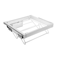 Полиця для взуття elite 700 мм з доводчиком, колір білий