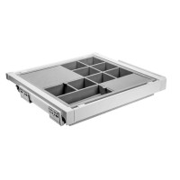 Органайзер для речей elite 600 мм із доводчиком, колір білий