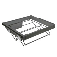 Полиця для взуття elite 700 мм з доводчиком, колір графіт.