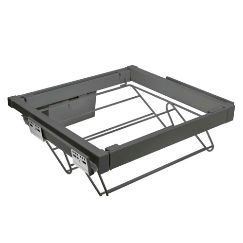 Полиця для взуття elite 700 мм з доводчиком, колір графіт - WG-POBUW70-60