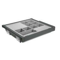 Органайзер для речей elite 700 мм з доводчиком, колір графіт.