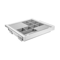 Органайзер для речей elite 800 мм із доводчиком, колір білий