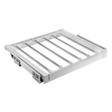 Вішалка для штанів elite 700 мм з доводчиком, колір білий