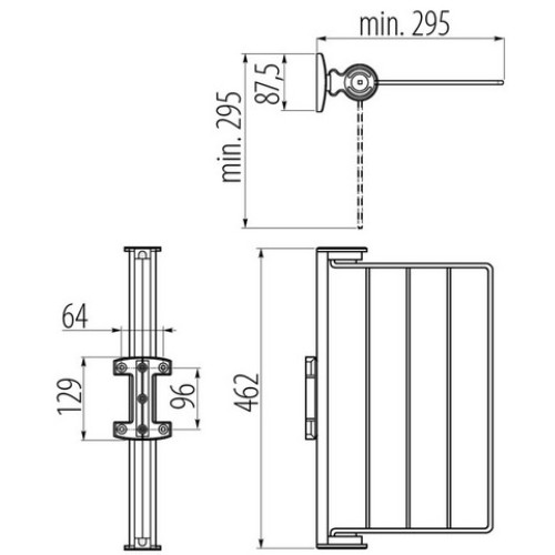 Вішалка висувна для штанів - ww-spodn0-05